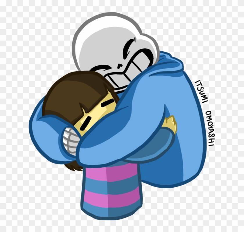 Hug Undertale Friendship Clip Art - Undertale Sans Hug Frisk #1165814