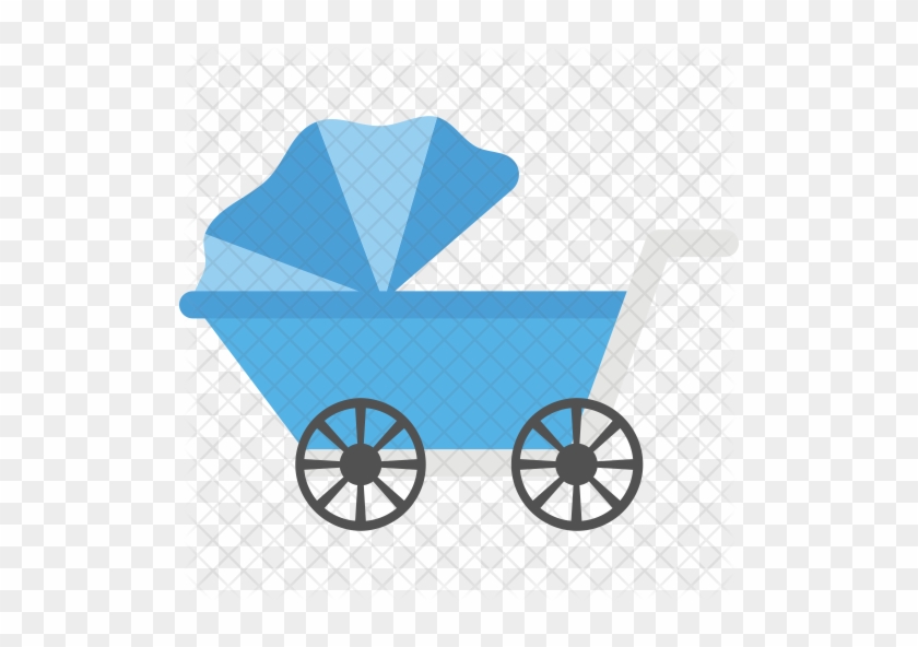 Pram Icon - Clipart Baby Shower Png #1165816