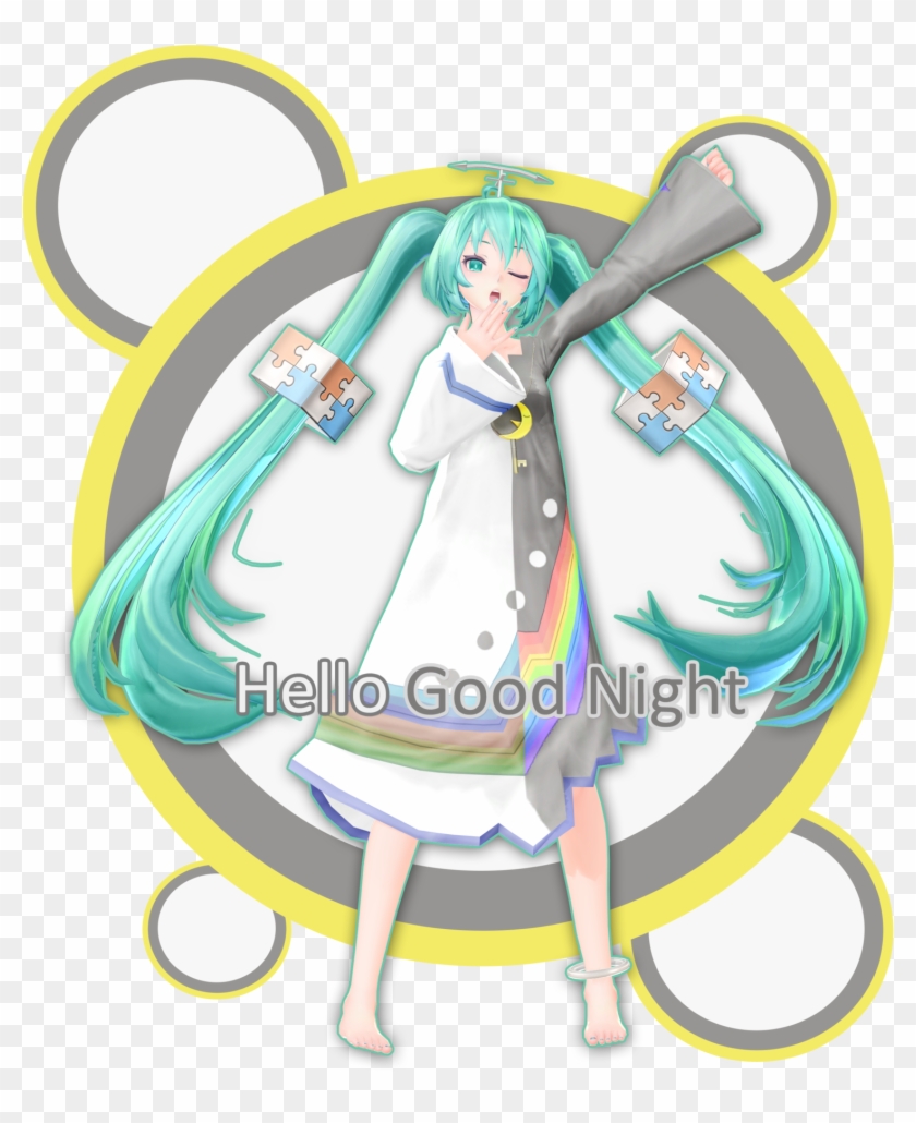 Tda Hello,good Night Miku Video By Senseitag - Hello Good Night Miku #1165822