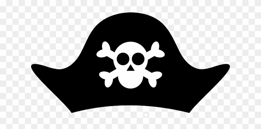 Pirate Hat Clipart Transparent Png - Sombrero De Pirata Dibujo #1165835