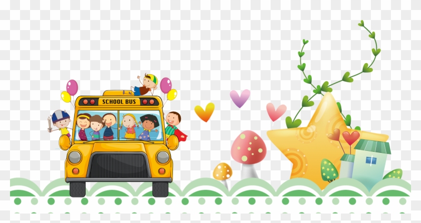 Bus School Microsoft Powerpoint Template Clip Art Cartoon - Poems School Is Out #1165898