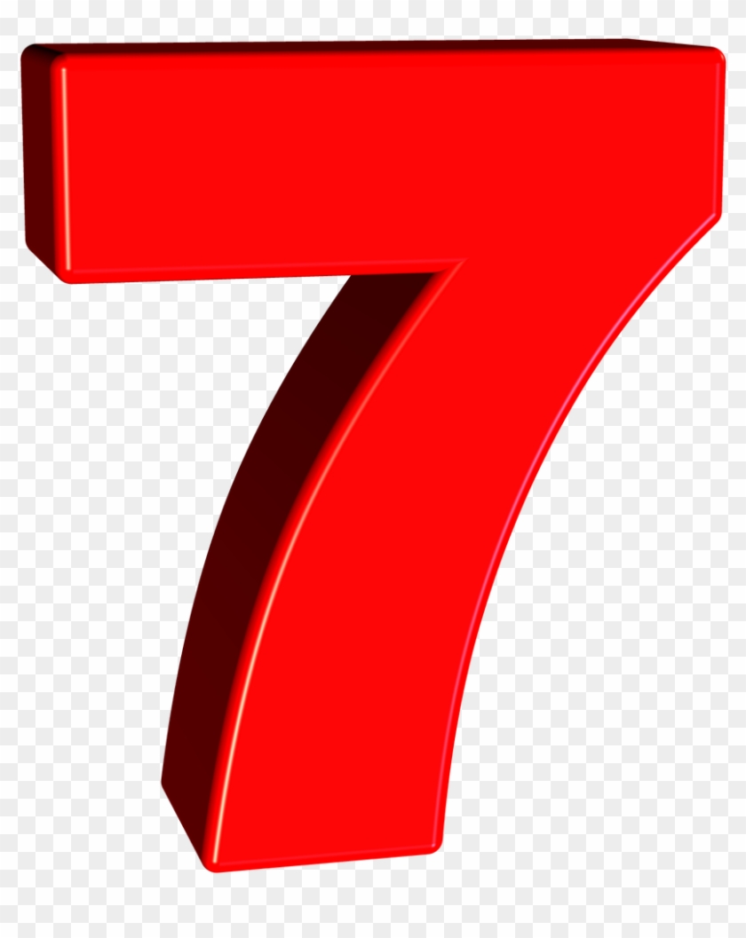 Seven Number 7 Digit Font Png Image - 7 Png #1165964