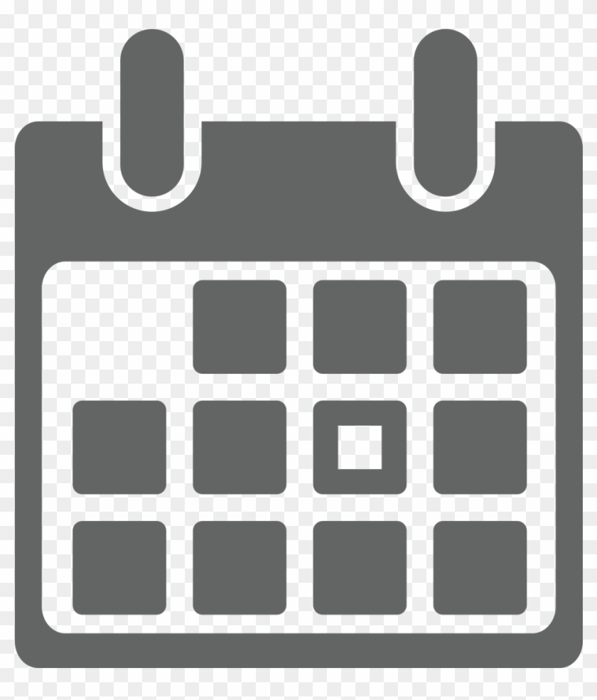 Calendar Icons - Grey Calendar Icon Png #1166132