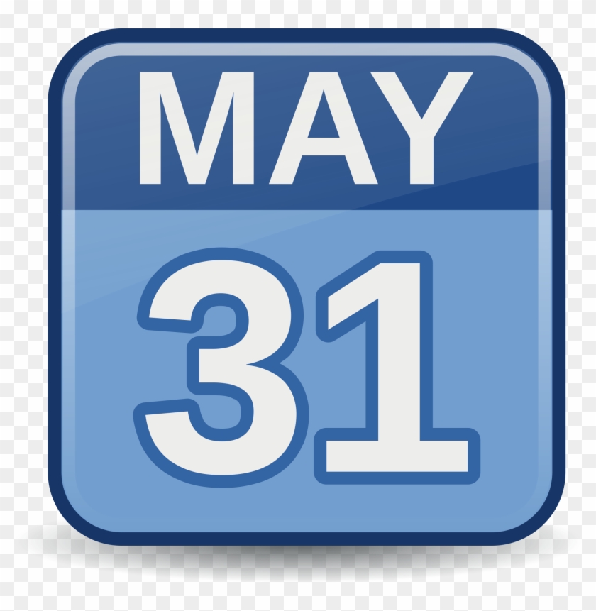 Big Image - Calendário Ícone Azul Png #1166141