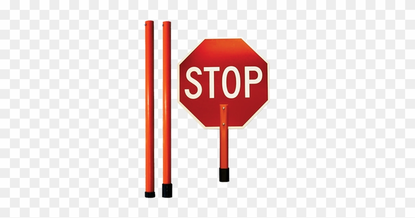 P52a 6' Two-piece Plastic Handle For Stop Paddles - Stop Sign #1166167