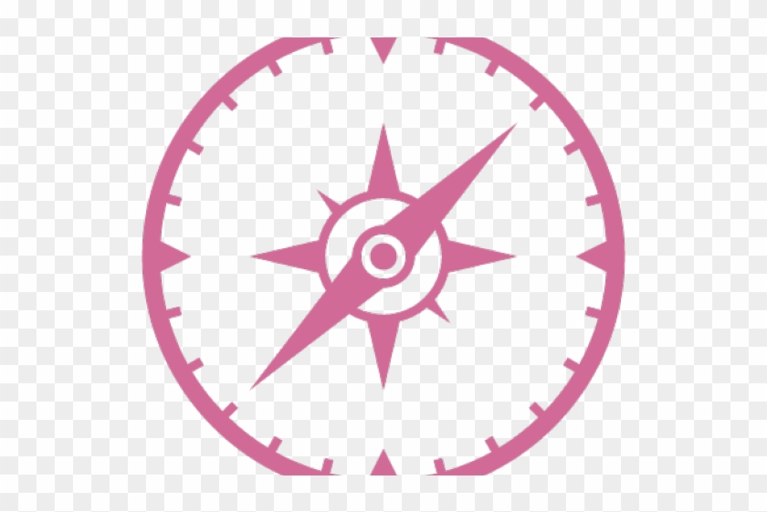 Compass Clipart Pink - Stopwatch 10 Minute Timer #1166207