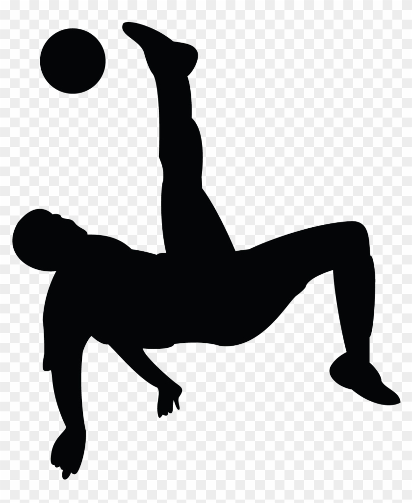 Bicycle Kick Football Player - Bicycle Kick Clip Art #1166378