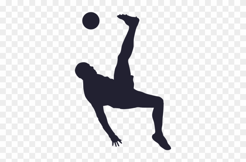 Soccer Player Kicking Silhouette - Soccer Player Silhouette #1166398