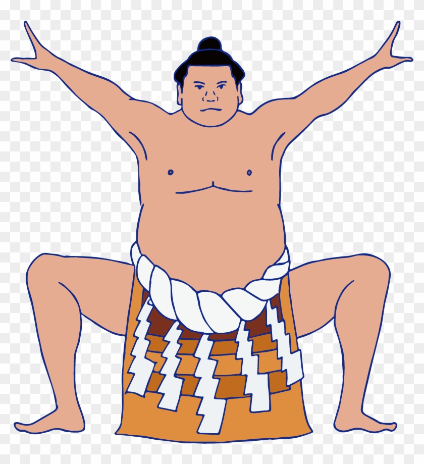 Sumo Wrestler - Cartoon #1166638