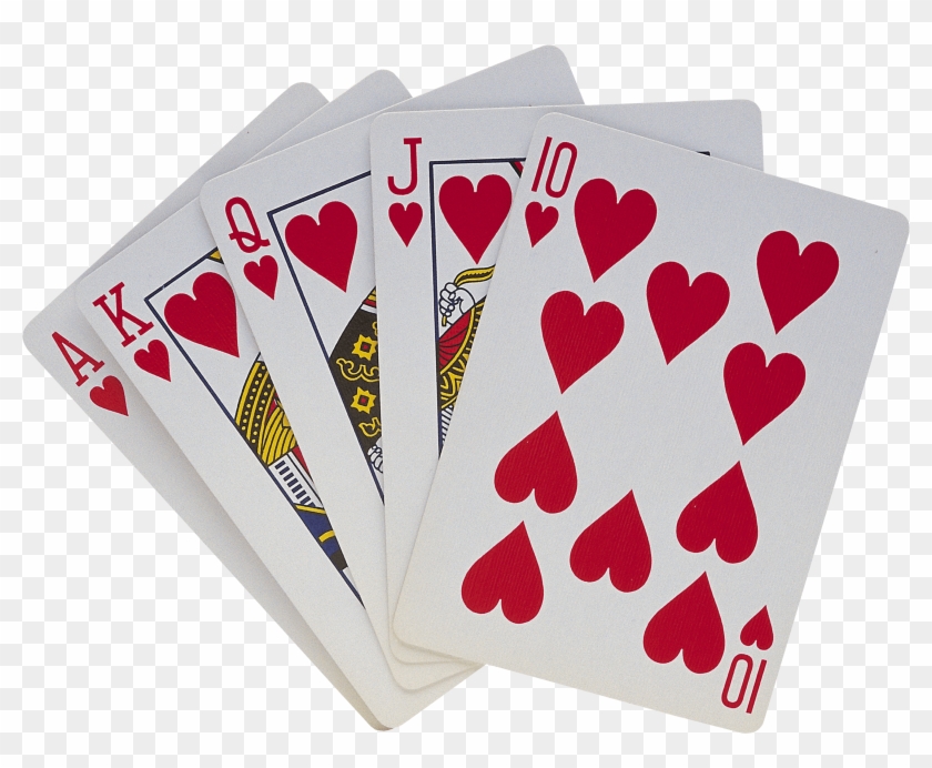 Download Playing Cards Png Hq Png Image - Royal Flush Card Hand #1166706