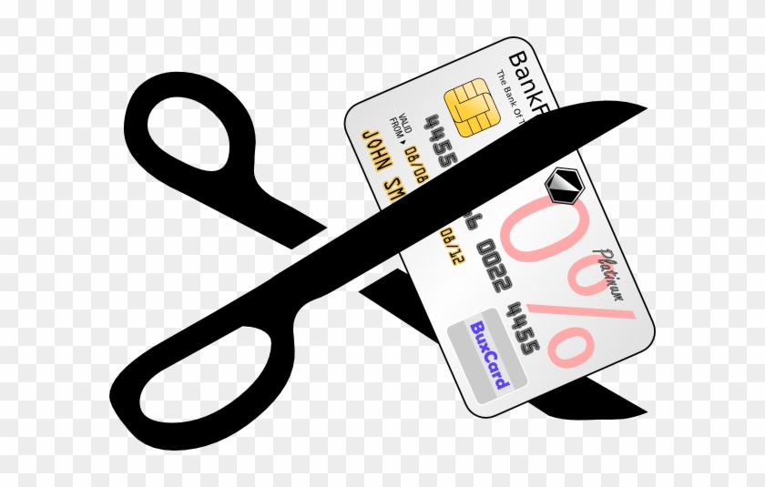 Cut Credit Card Clipart - Credit Card Clip Art #1166761
