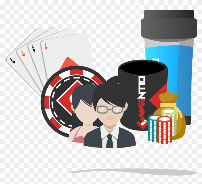 Stylish T-shirt Mug Playing Cards Fridge Magnet Gamentio - Poker #1166787