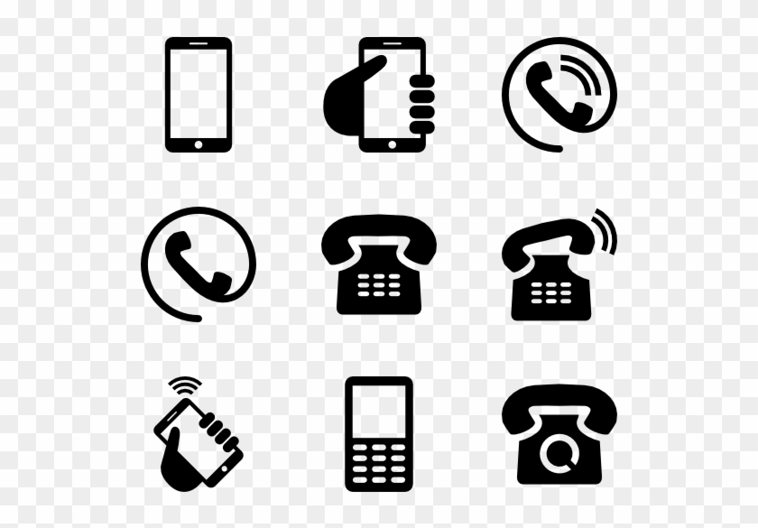Icons Clipart Cellphone - Business Card Icons Png #1166827