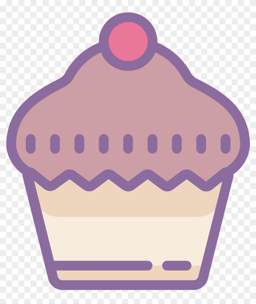 This Icon Represents A Cupcake - Cupcake #1166917