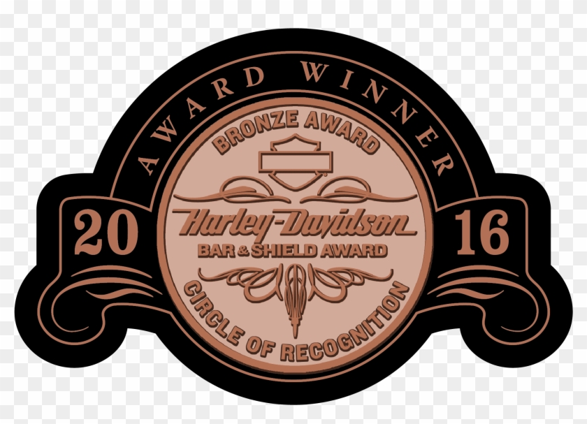 Capitol Harley Davidson® - Gold Bar And Shield Award #1166931