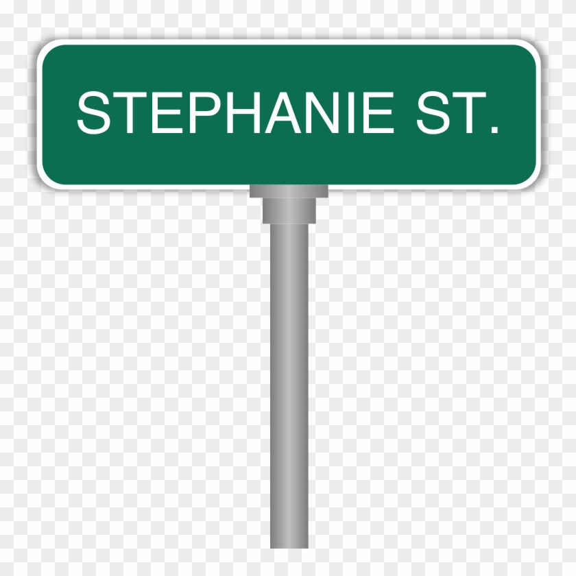 Stephanie Street Sign - Blank Street Sign #1167023