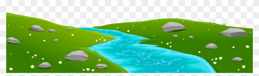 River Landscape Clipart River Water - River Clip Art Png #1167043