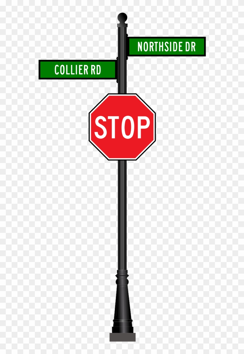 4" Aluminum Combination Street Sign - Stop Feeding Crazy And Pursue Peace: #1167051