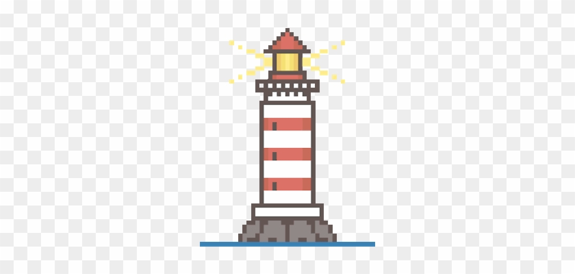 Lighthouse Clipart Pixel Art - Lighthouse Pixel Art #1167062