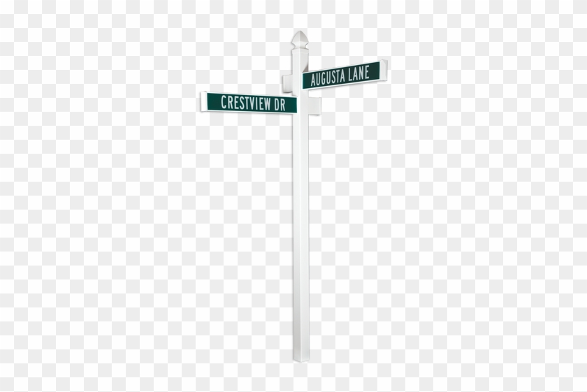Street Sign Post Png Download - Cross Street Sign #1167074