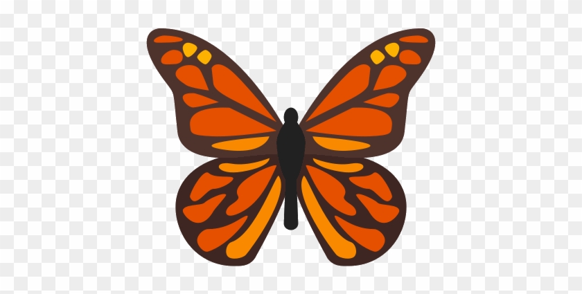 Monarch Butterfly Insect Computer Icons Milkweed Butterflies - Mariposa Monarca En Dibujo #1167173