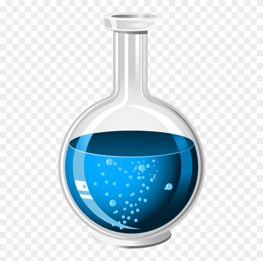 Laboratory Flask Chemistry Erlenmeyer Flask Clip Art - Chemical Bottle Png #1167263