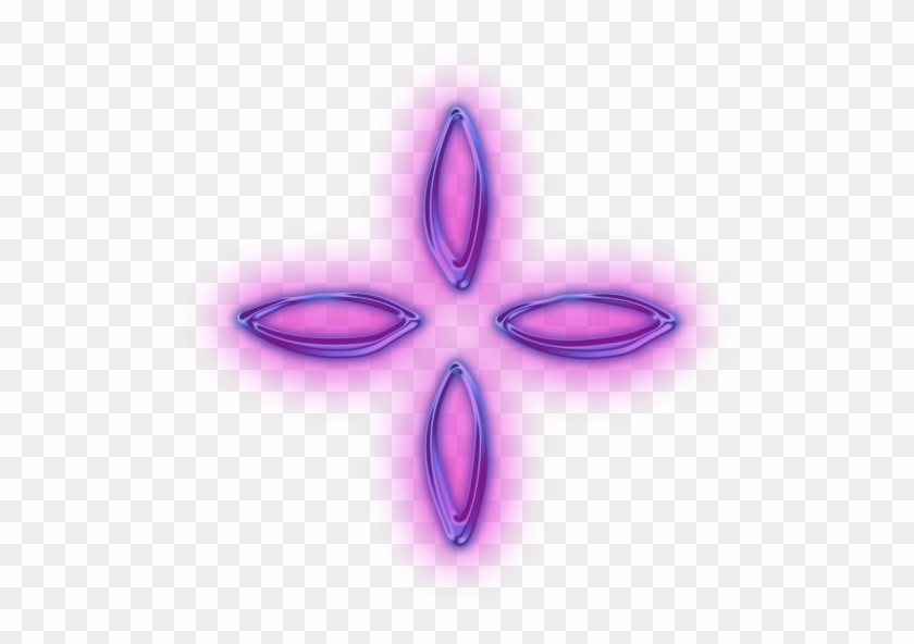 Four Petal Purple Flower Clipart - Sketch #1167381