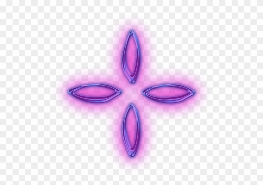 Four Petal Purple Flower Clipart - Sketch #1167381