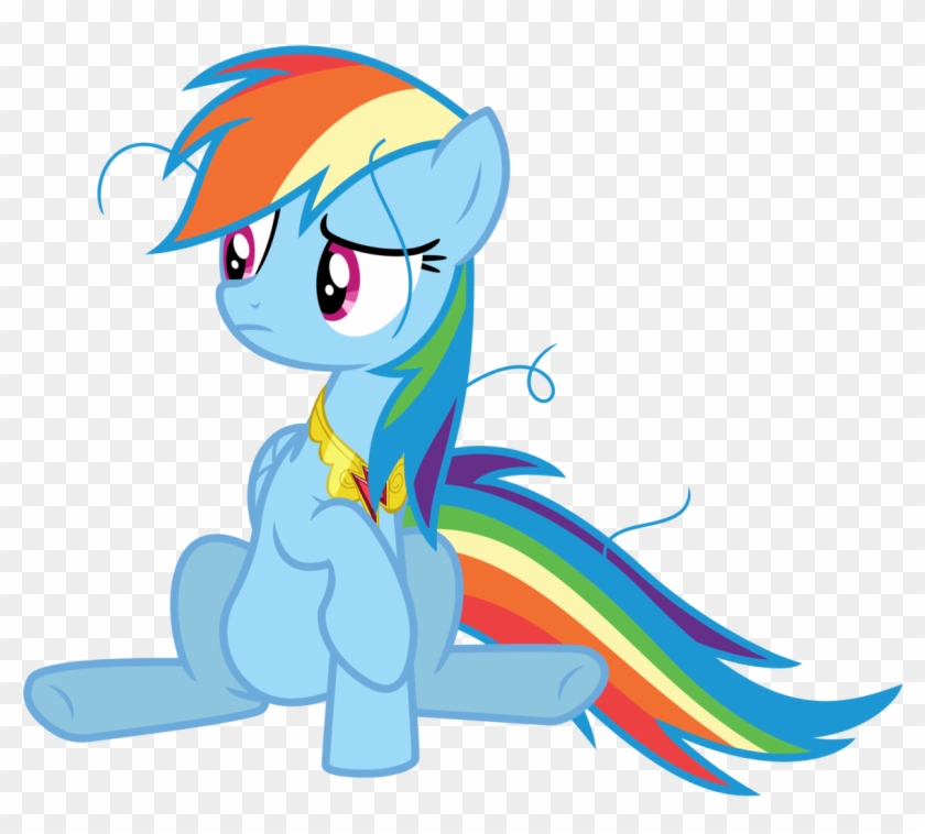 Estories, Element Of Loyalty, Messy Mane, Rainbow Dash, - Cartoon #1167446