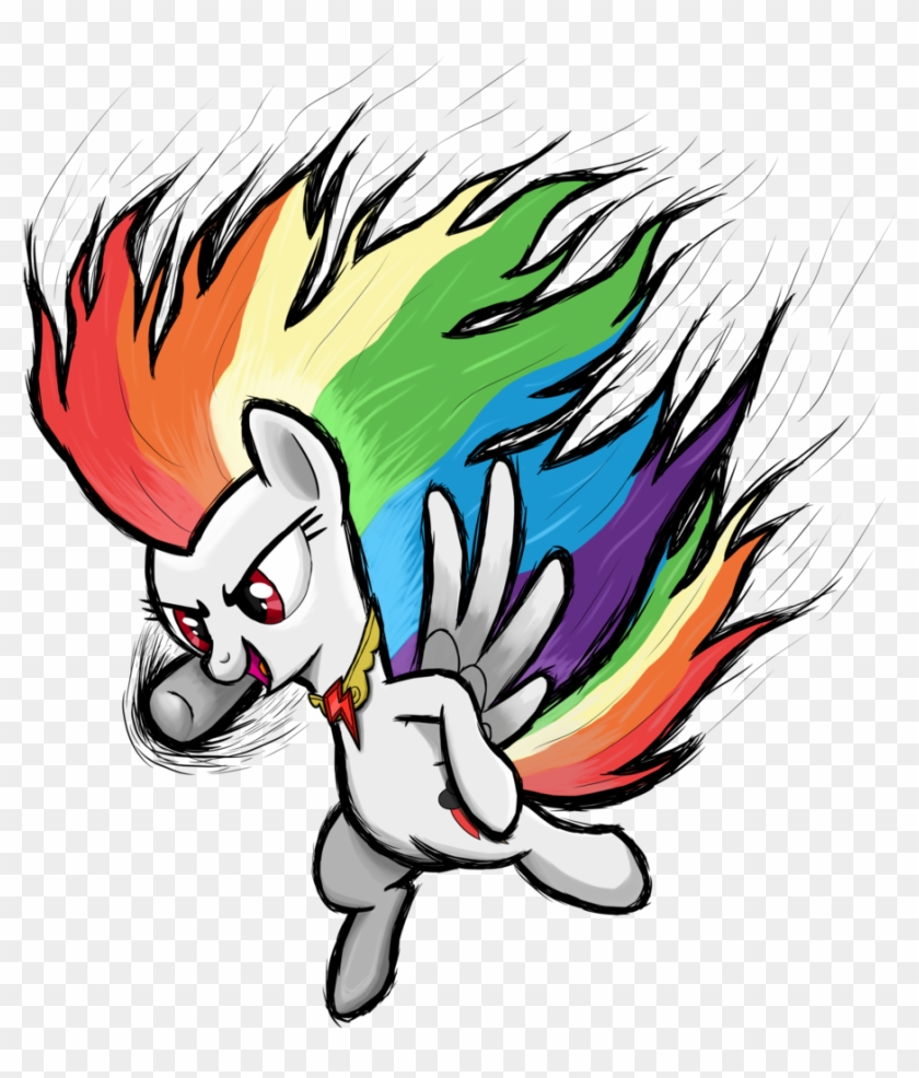 Action Pose, Artist - Mlp Fighting Is Magic Rainbow Dash #1167451