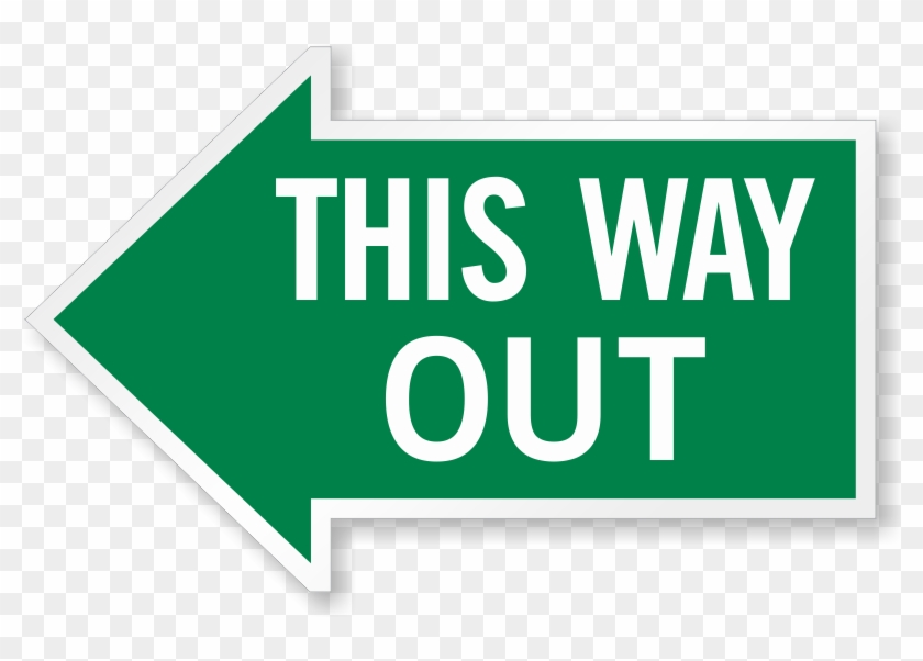 Check This Out Arrow Download - Way To Exit Signages #1167480