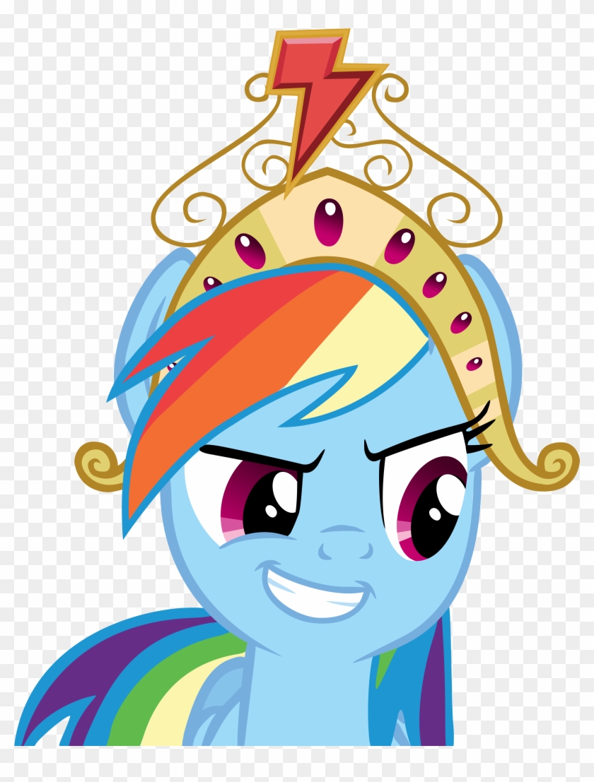 Princess Of Loyalty Seriously, She Would Be The Awesomest - Mlp Rainbow Dash Crown #1167514