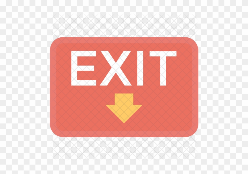 Exit Icon - Exit Sign #1167561