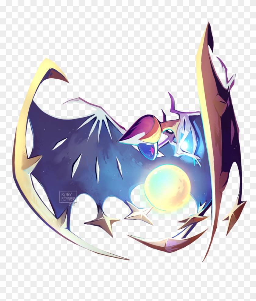 Lunala By Rubyfeather - Lunala Fan Art #1167605