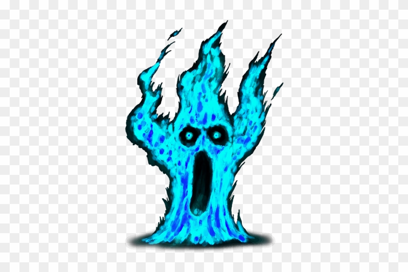 Blue Flame Elemental - Clip Art #1167669