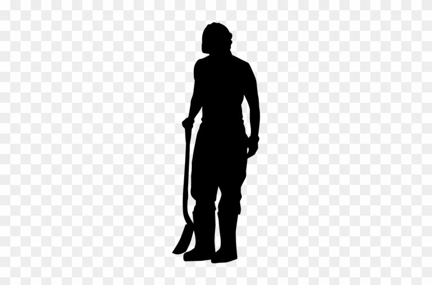 Construction Worker Shovel Silhouette Transparent Png - Businessman Silhouette #1167688