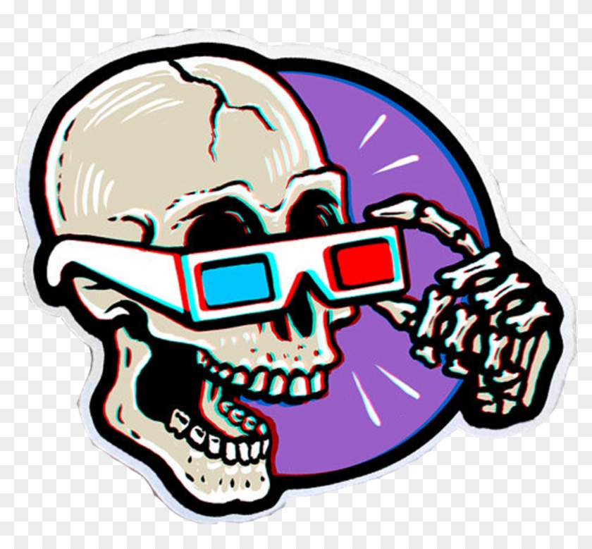 3d Glasses Are Skull Cracking Fun! Classic T-shirt #1167808