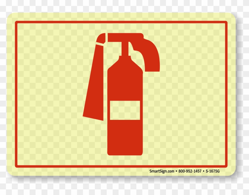 Fire Extinguisher Do Not Block With Graphic Label 10 #1167851