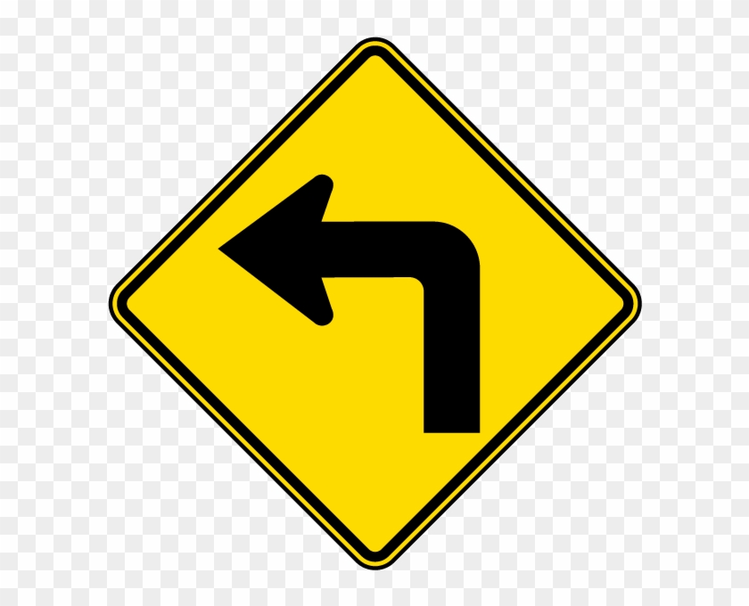 Left Turn Sign - Left Turn Traffic Sign #1167868