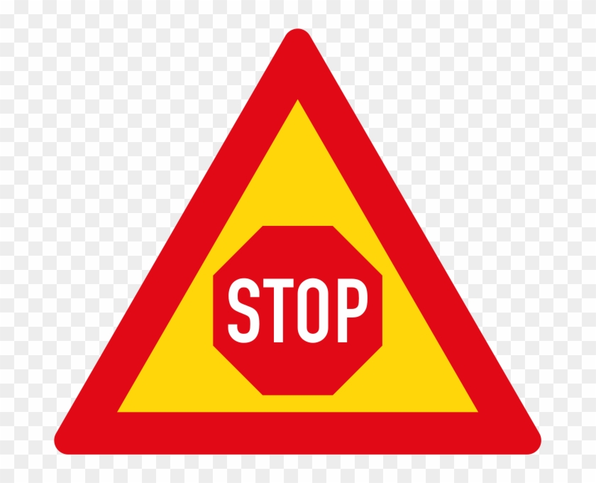 Stop Ahead Sign - Prague #1167870