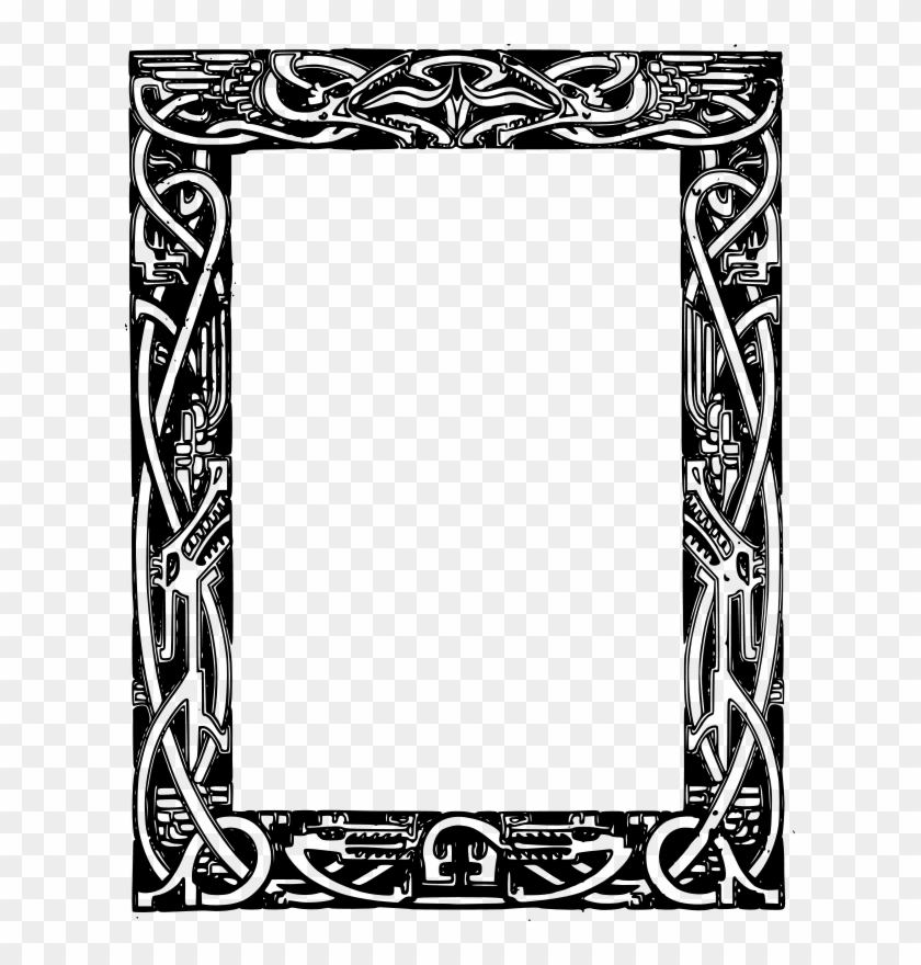 Celtic Dragon Border #1167874