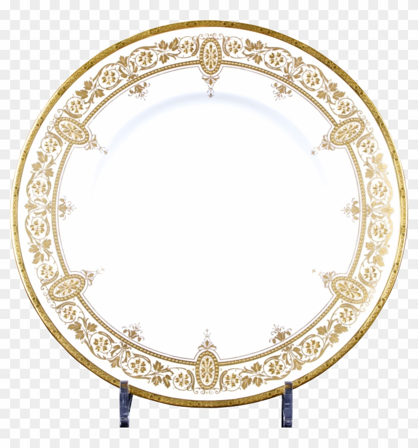 12 Minton Art Nouveau Gilded Plates - Circle #1167878