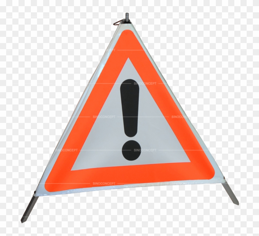 Pyramide Orange Warnungen Achtung Pfeil Warnpyramiden - Triopan Signalisation #1167884