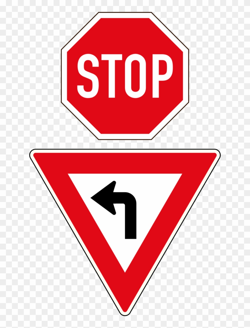 R1 - 2 - Stop/yield - Road Sign R1 2 #1167994