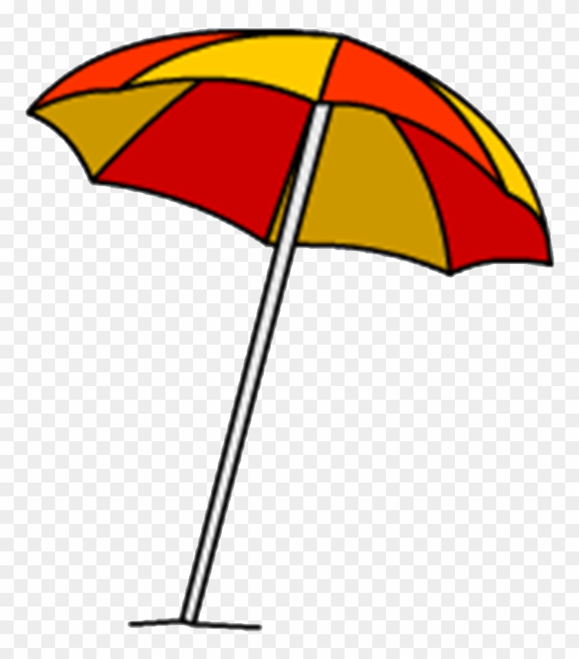 Pink Penguin Clip Art For Kids - Beach Umbrella Cartoon #1168027