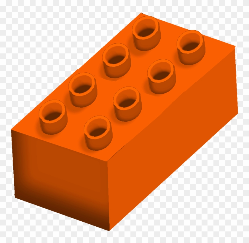 Tinker Kit Pic - Clip Art Orange Lego #1168071