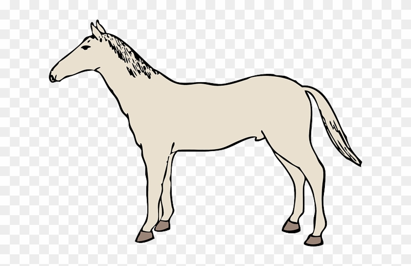 Mustang Clip Art - White Horse Clipart Transparent #1168121