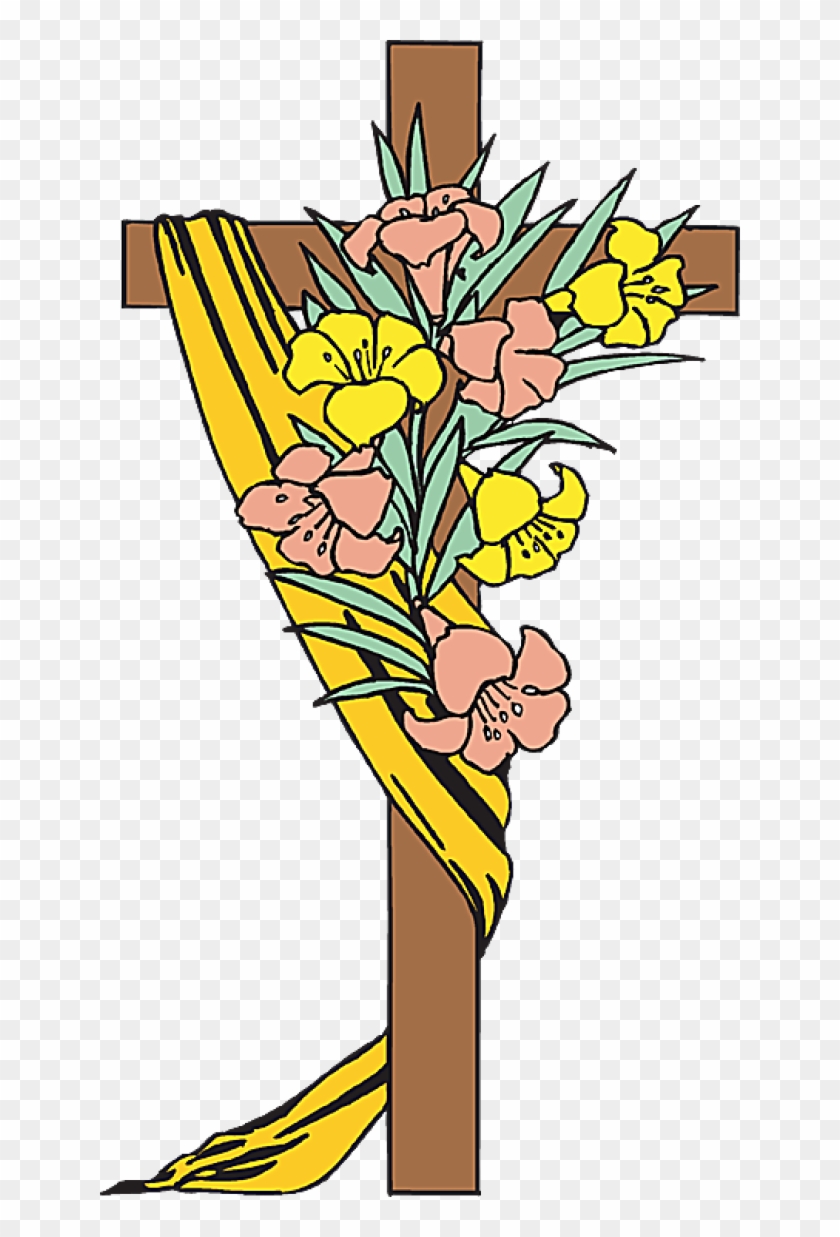 Religious Easter Clip Art - Transparent Background Cross Transparent #1168200