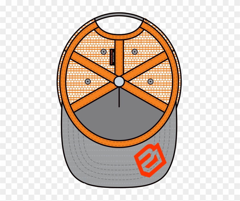 Elevate Cycles Trucker Hat Orange Inside - Paguyuban Pasundan #1168216