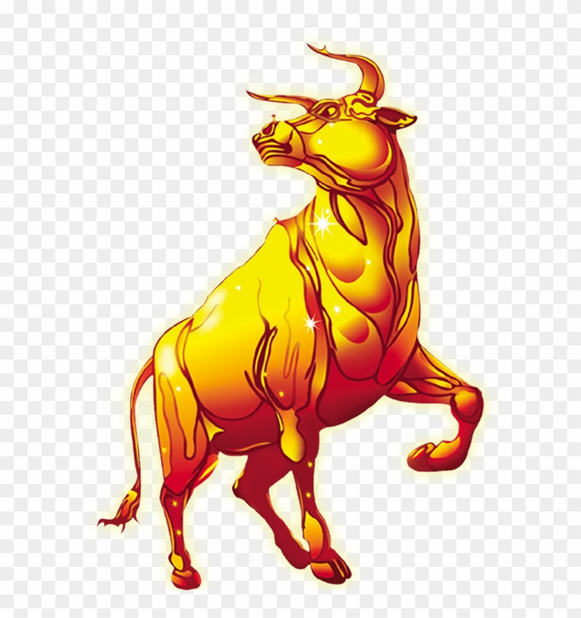 Cattle The Interpretation Of Dreams By The Duke Of - Gold Bull Png #1168306